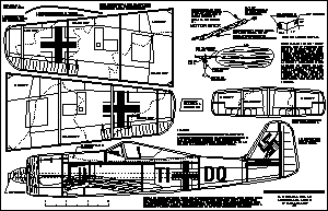 FW-190 No-Cal Full Size Plan